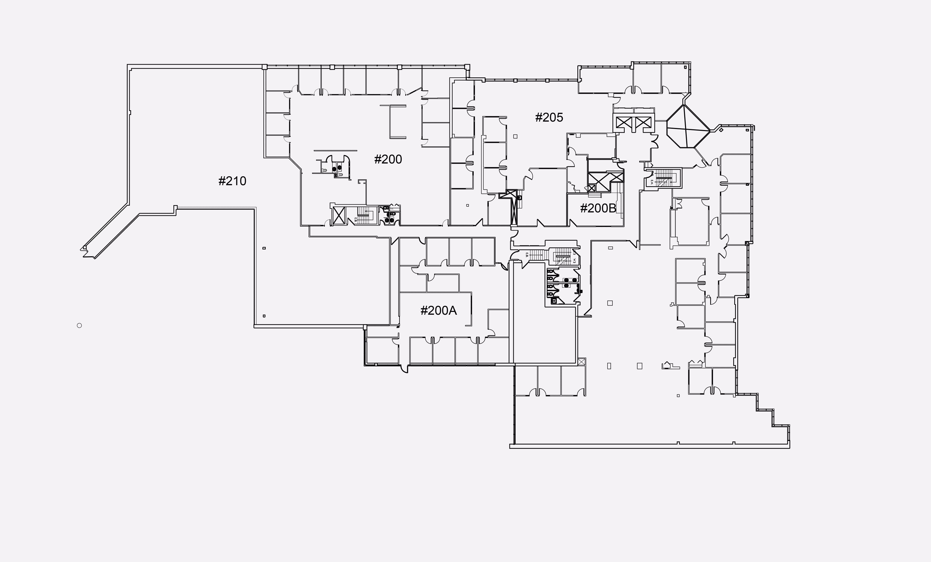 Floors 1 to 6 - Plan 1
