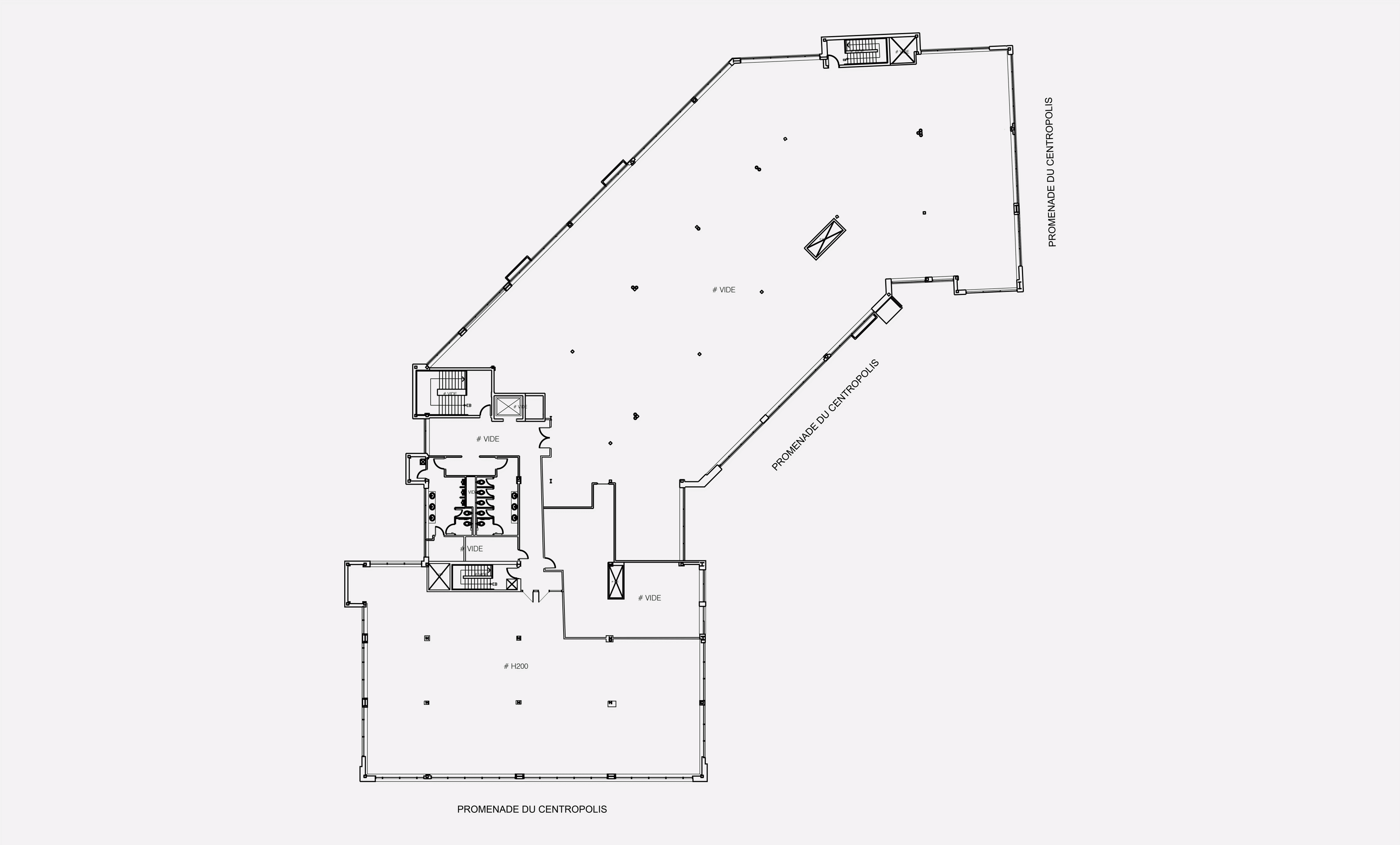 175-245, Promenade du Centropolis - Plan 2