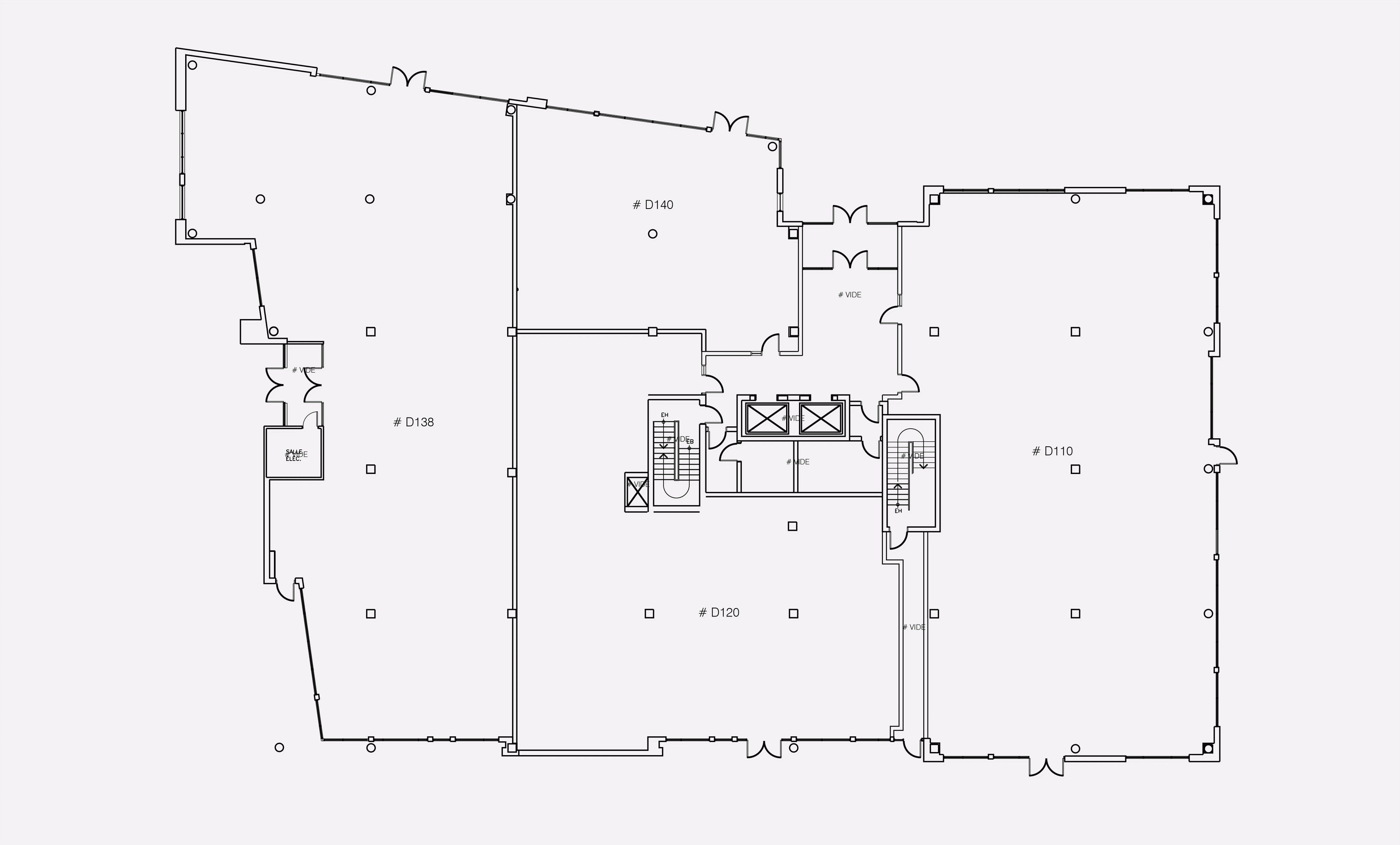 2968 à 3000, avenue Pierre-Péladeau - Plan RDC