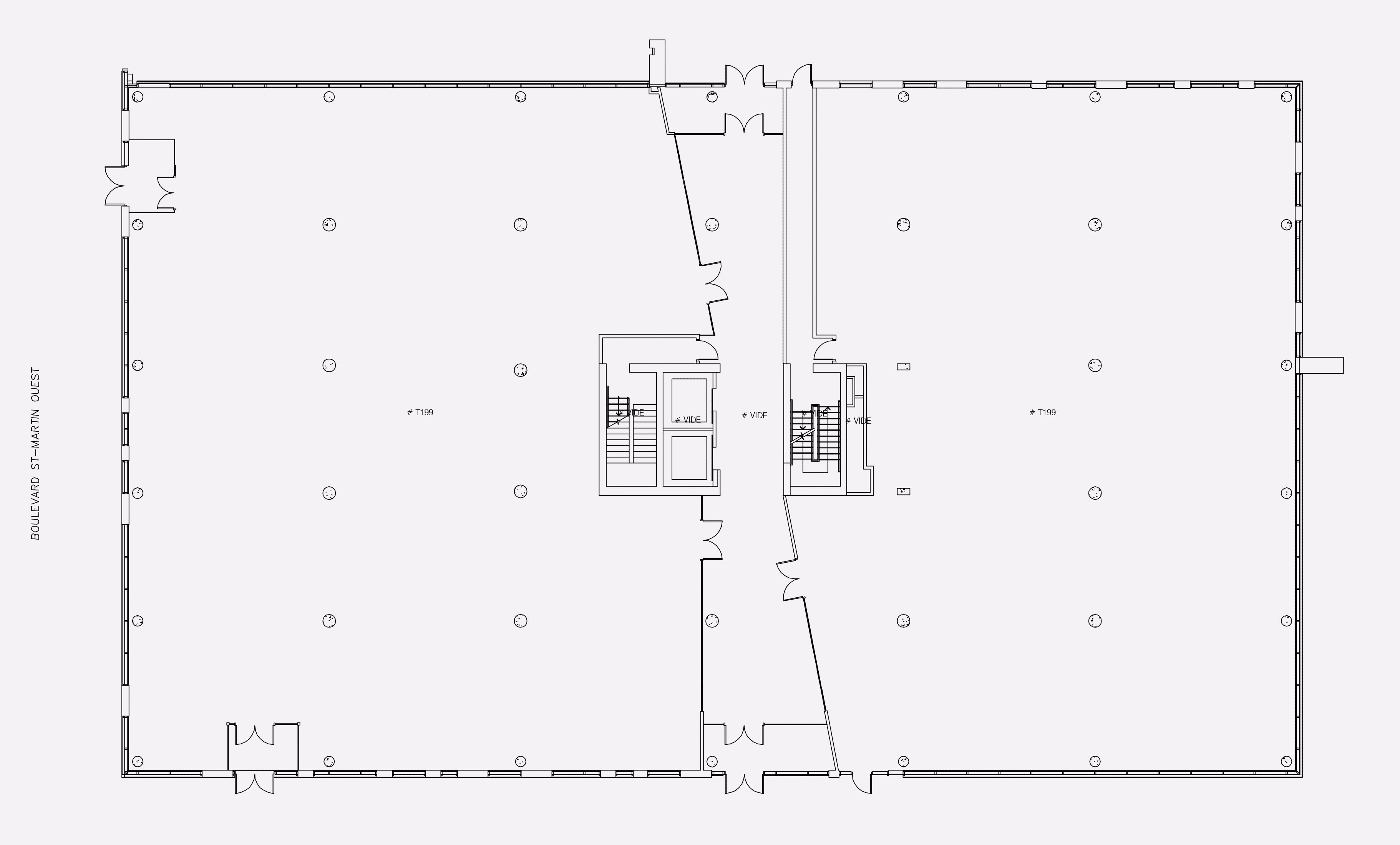 3055, boulevard Saint-Martin Ouest - Plan RDC