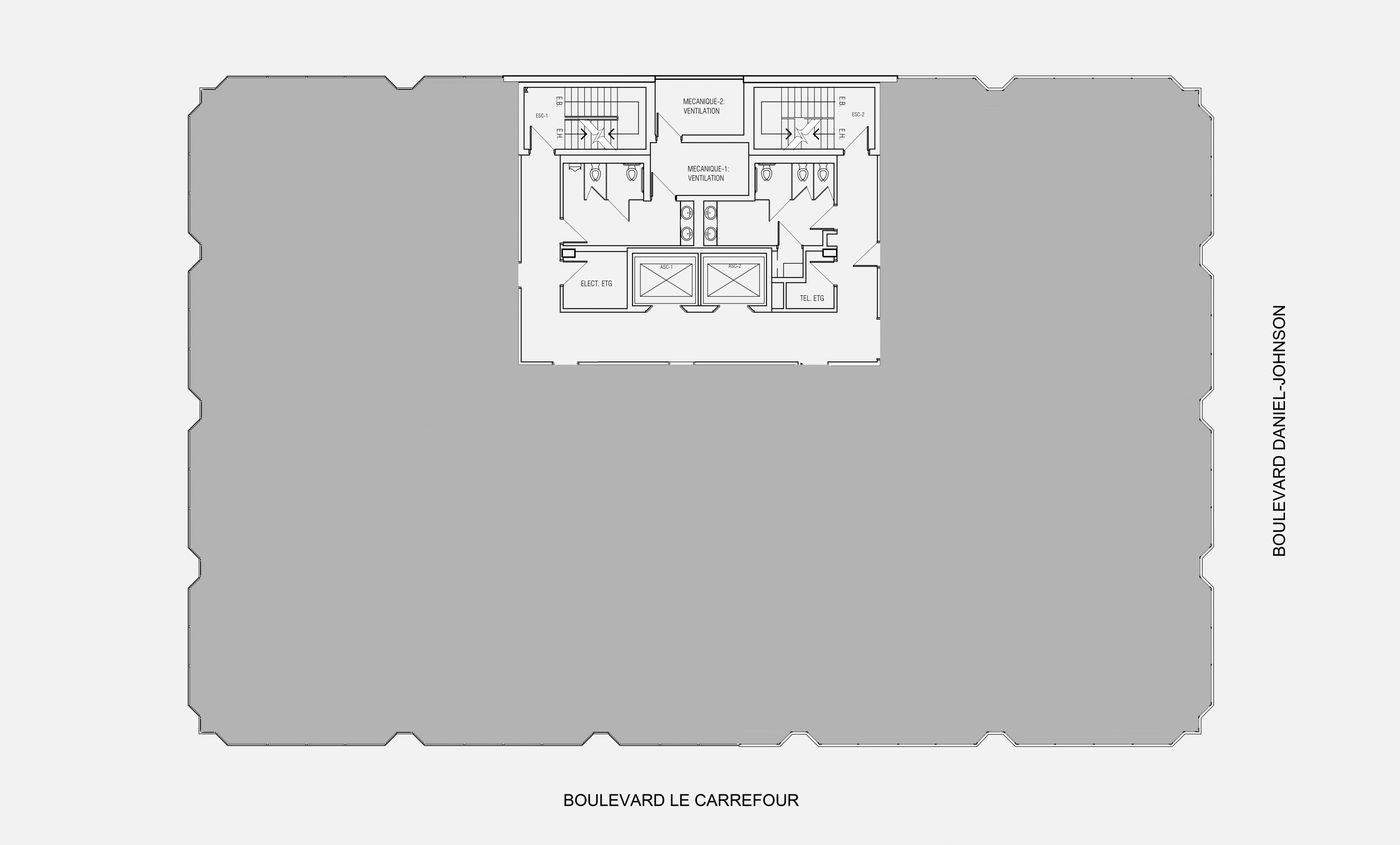6e étage - Plan 1