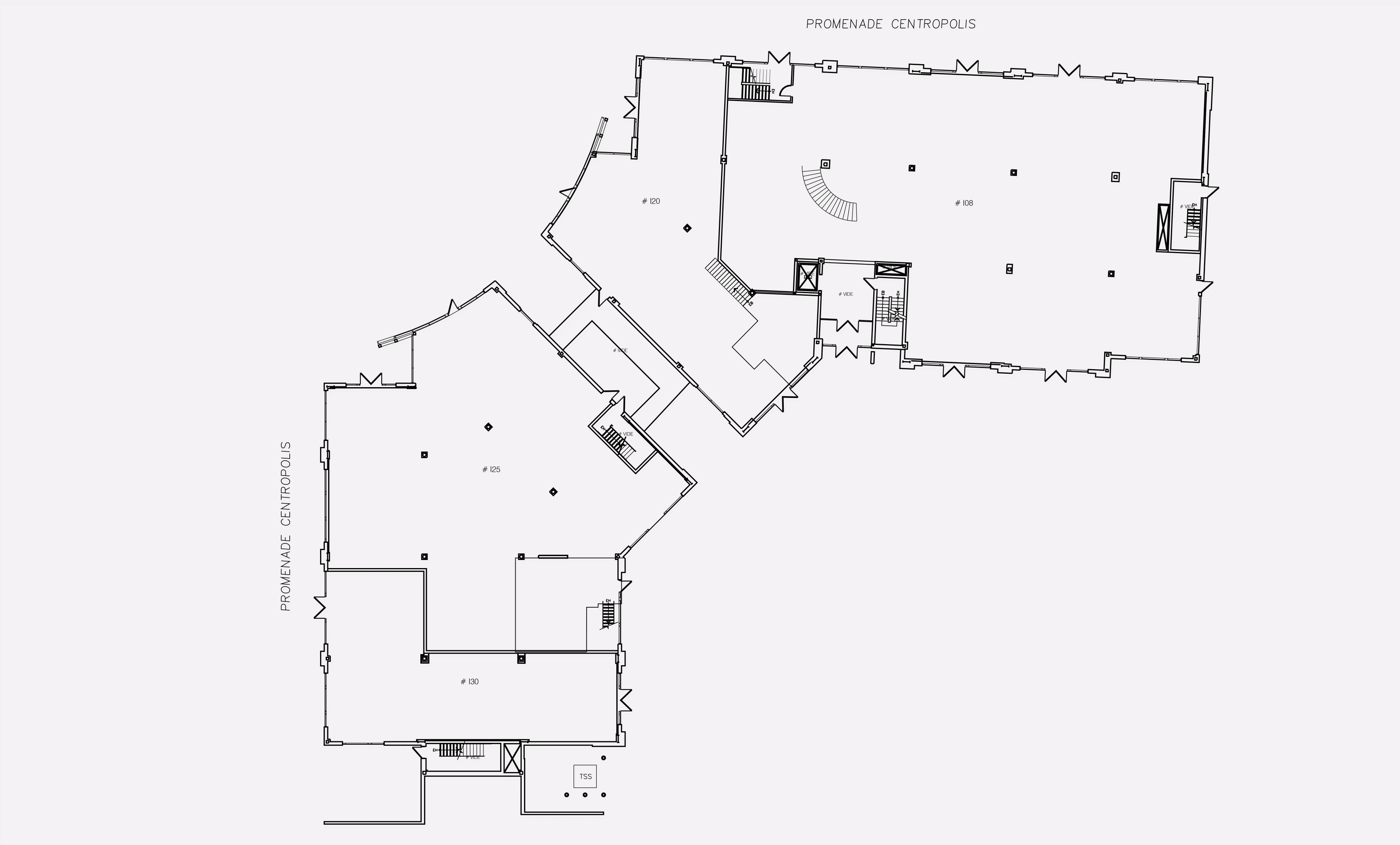 545, promenade du Centropolis - Plan RDC