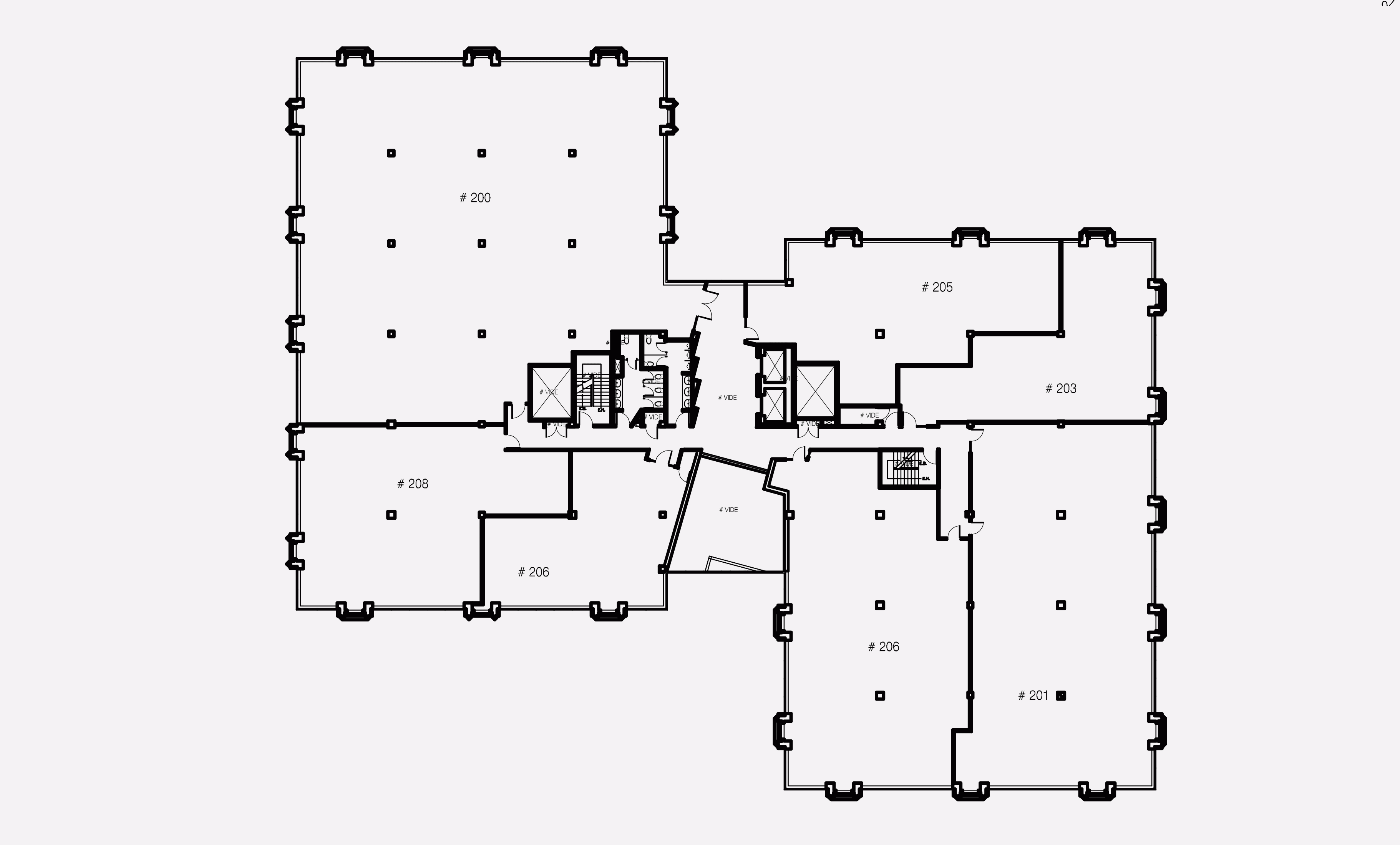 2e étage - Plan 1