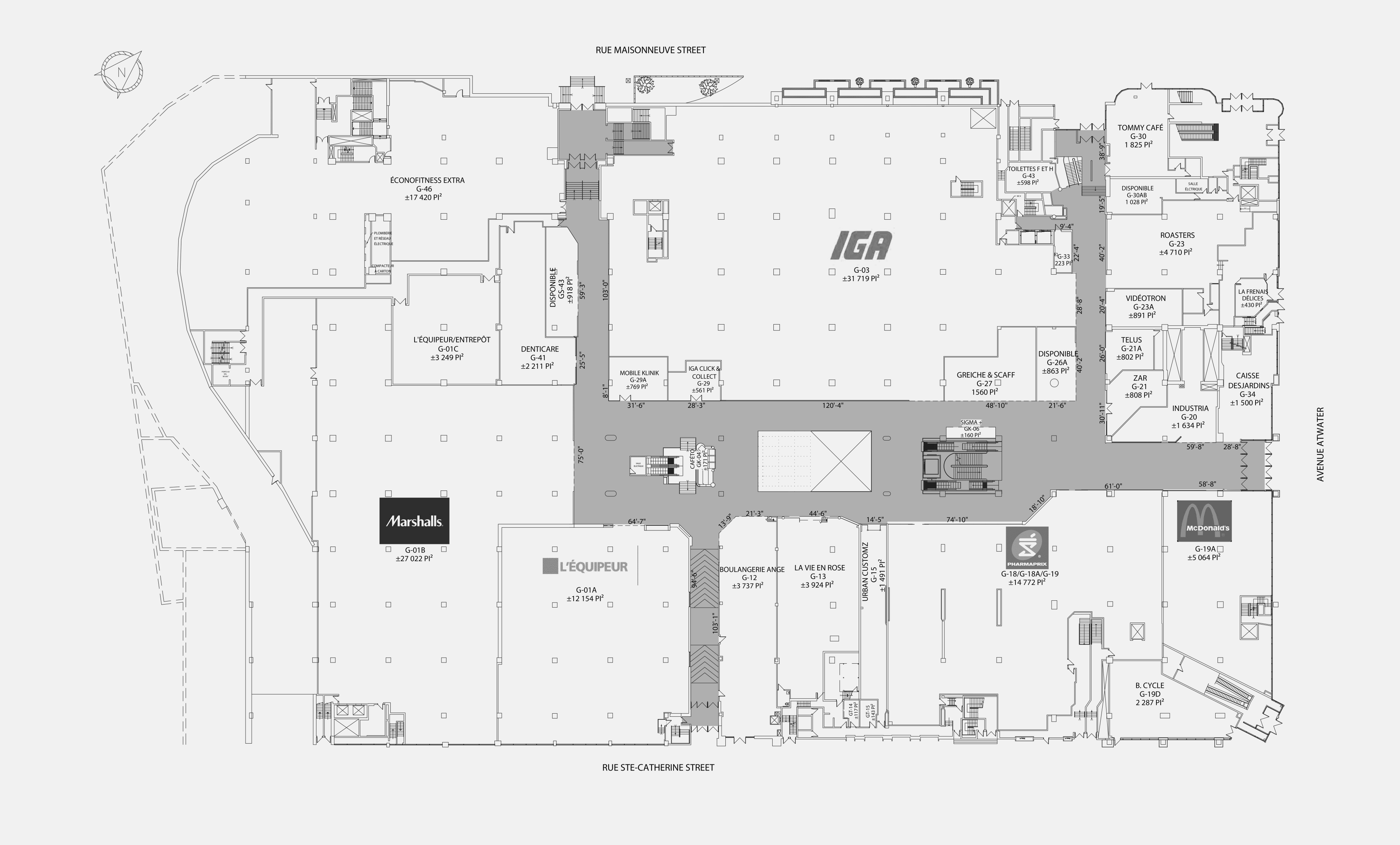 Alexis Nihon - Plan 1