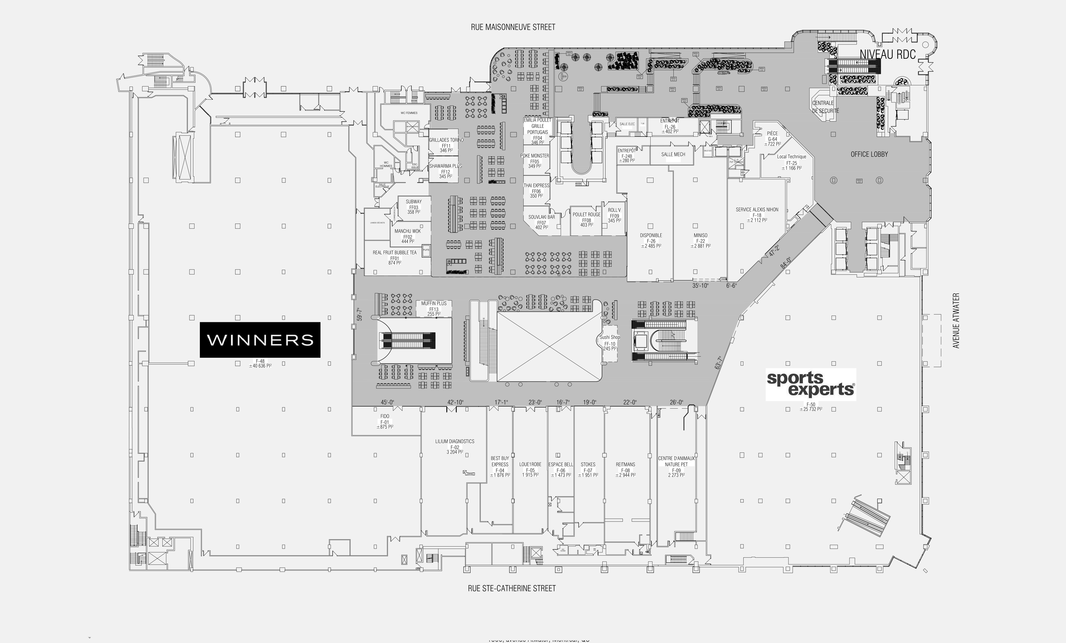 Alexis Nihon - Plan 3