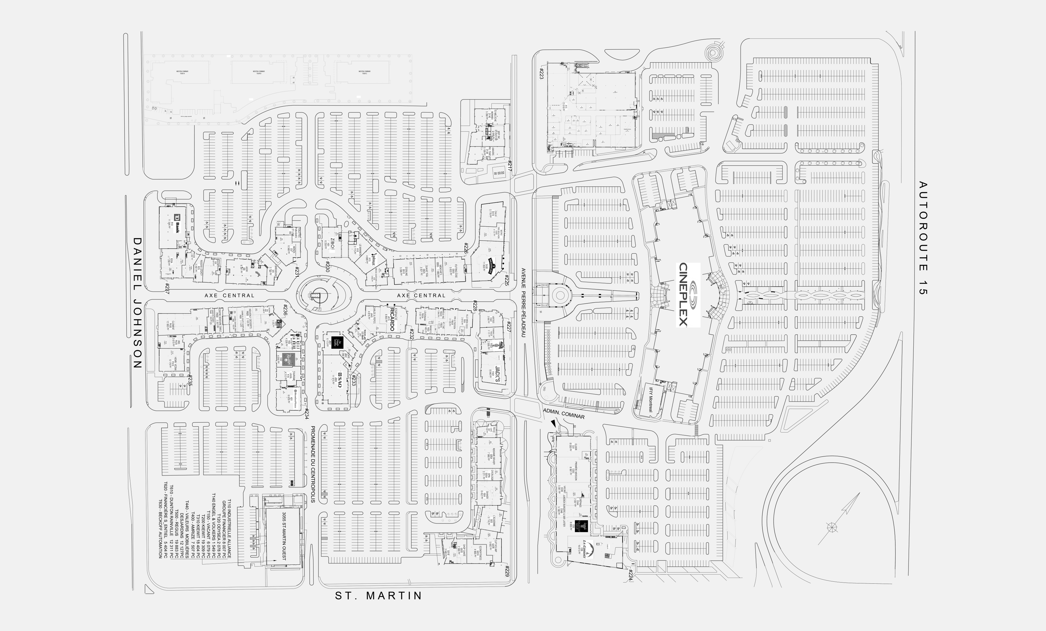 Centropolis - Plan RDC