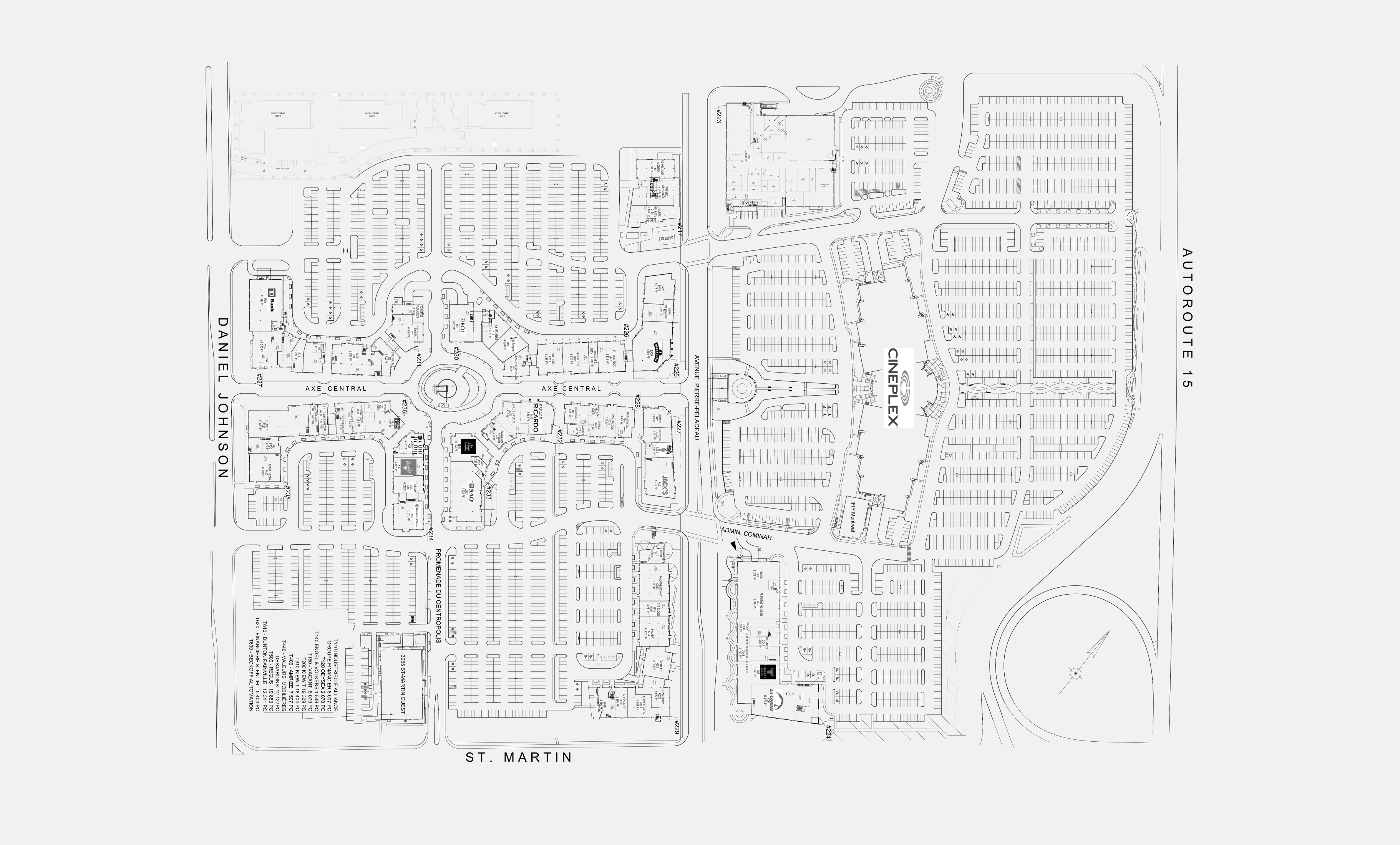 Centropolis - Plan RDC