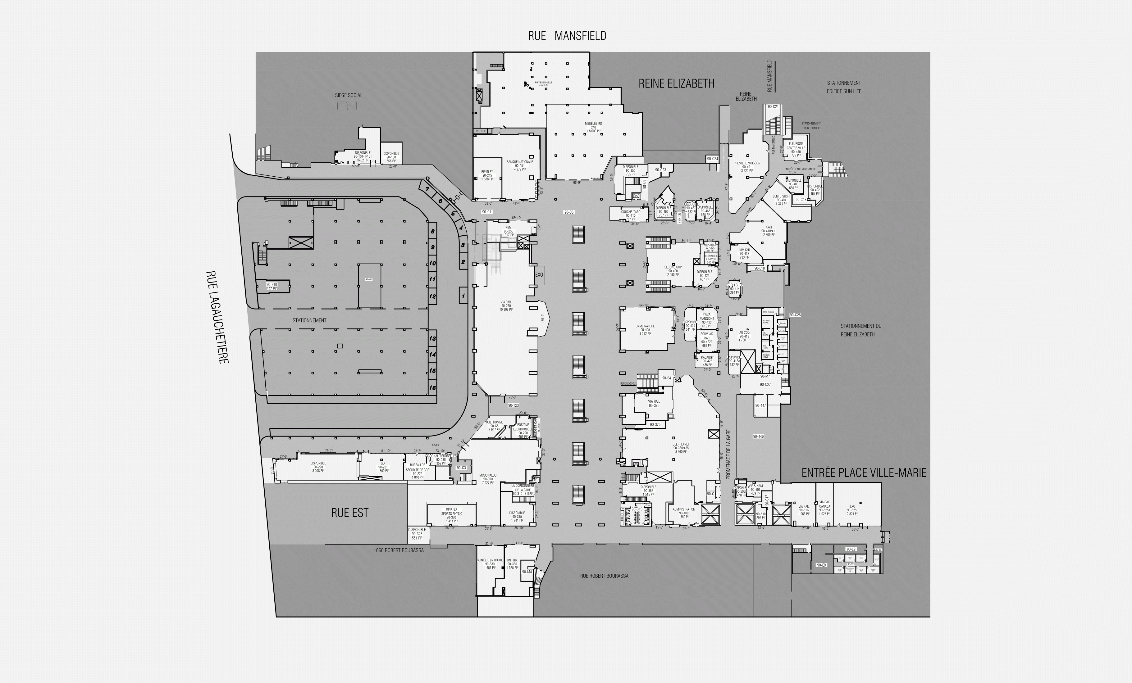 Complexe de la Gare Centrale - Plan 1