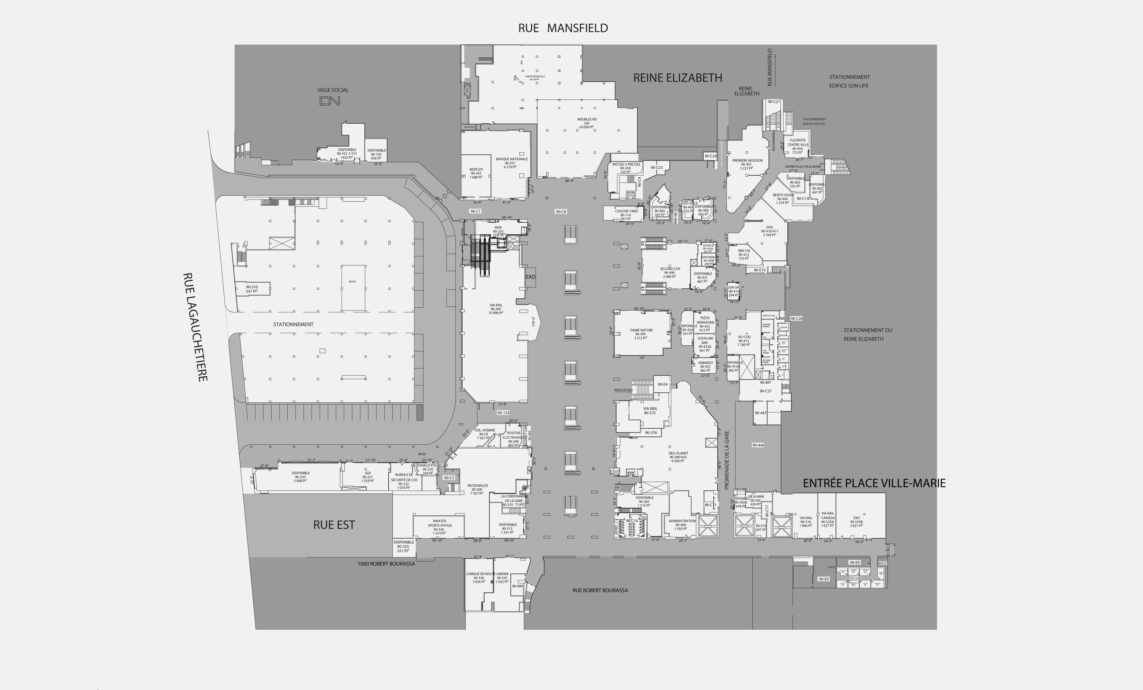 Complexe de la Gare Centrale - Plan 1