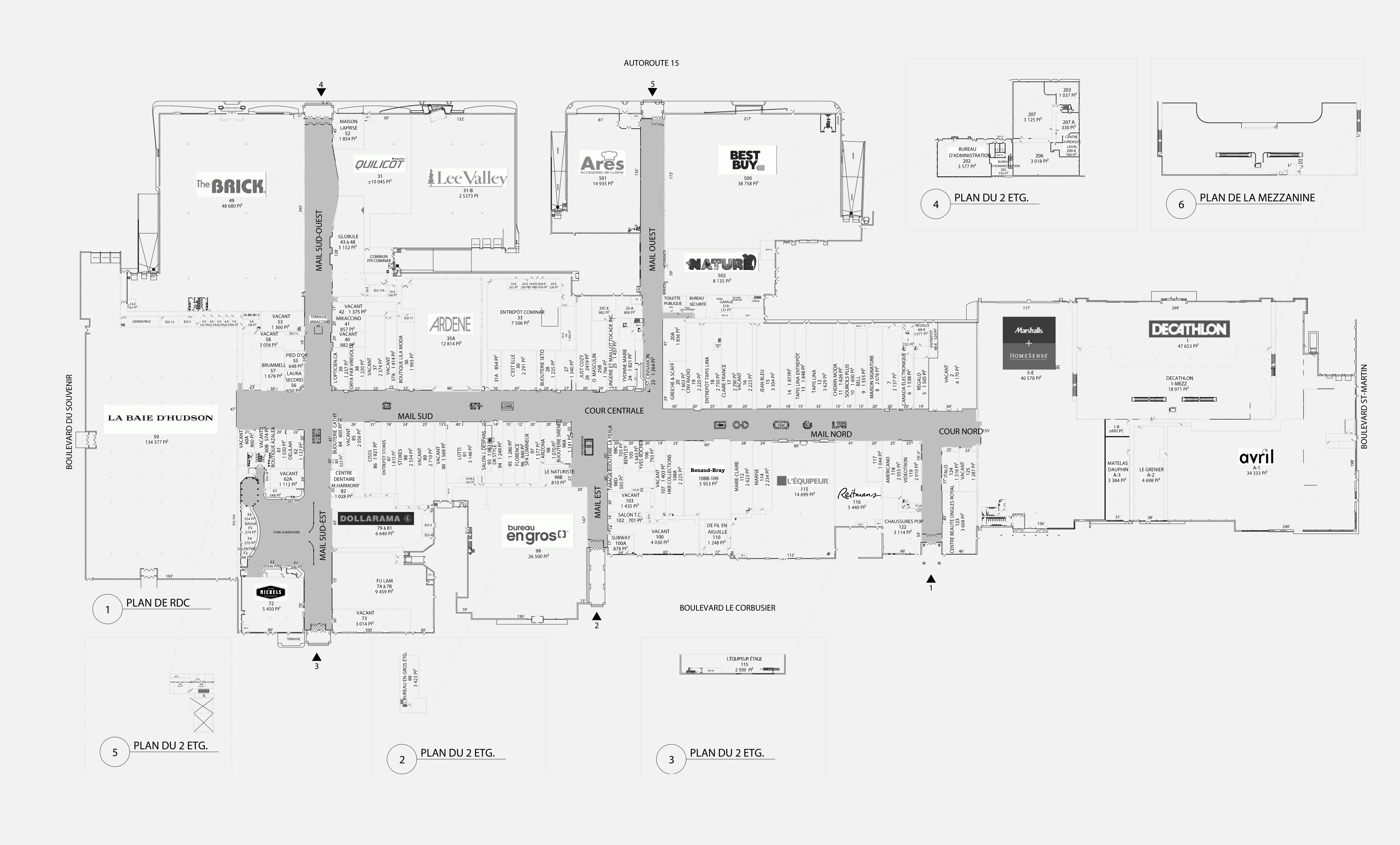 DUO | Centre Laval - Plan 1