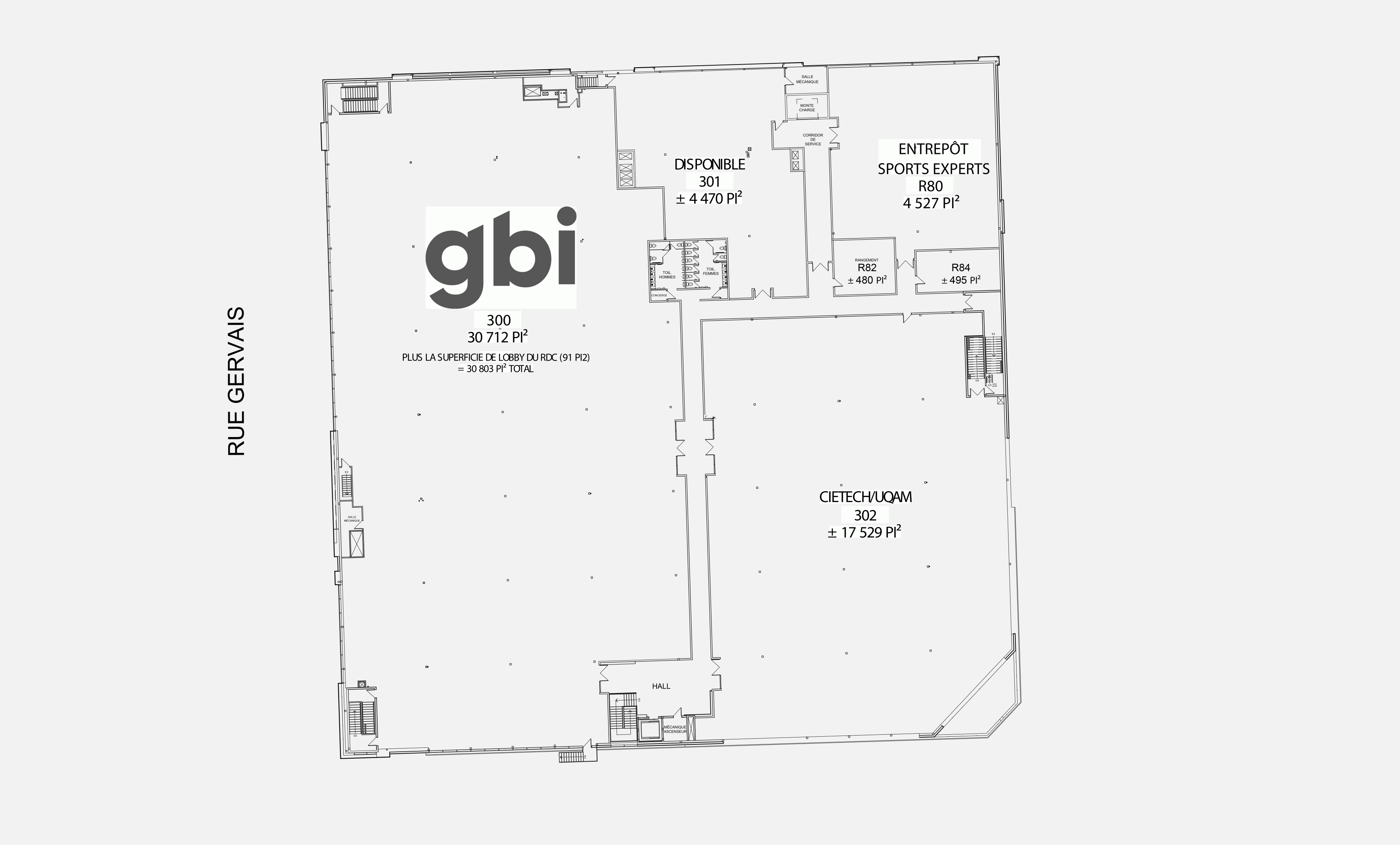 Galeries Rive Nord - Plan 2