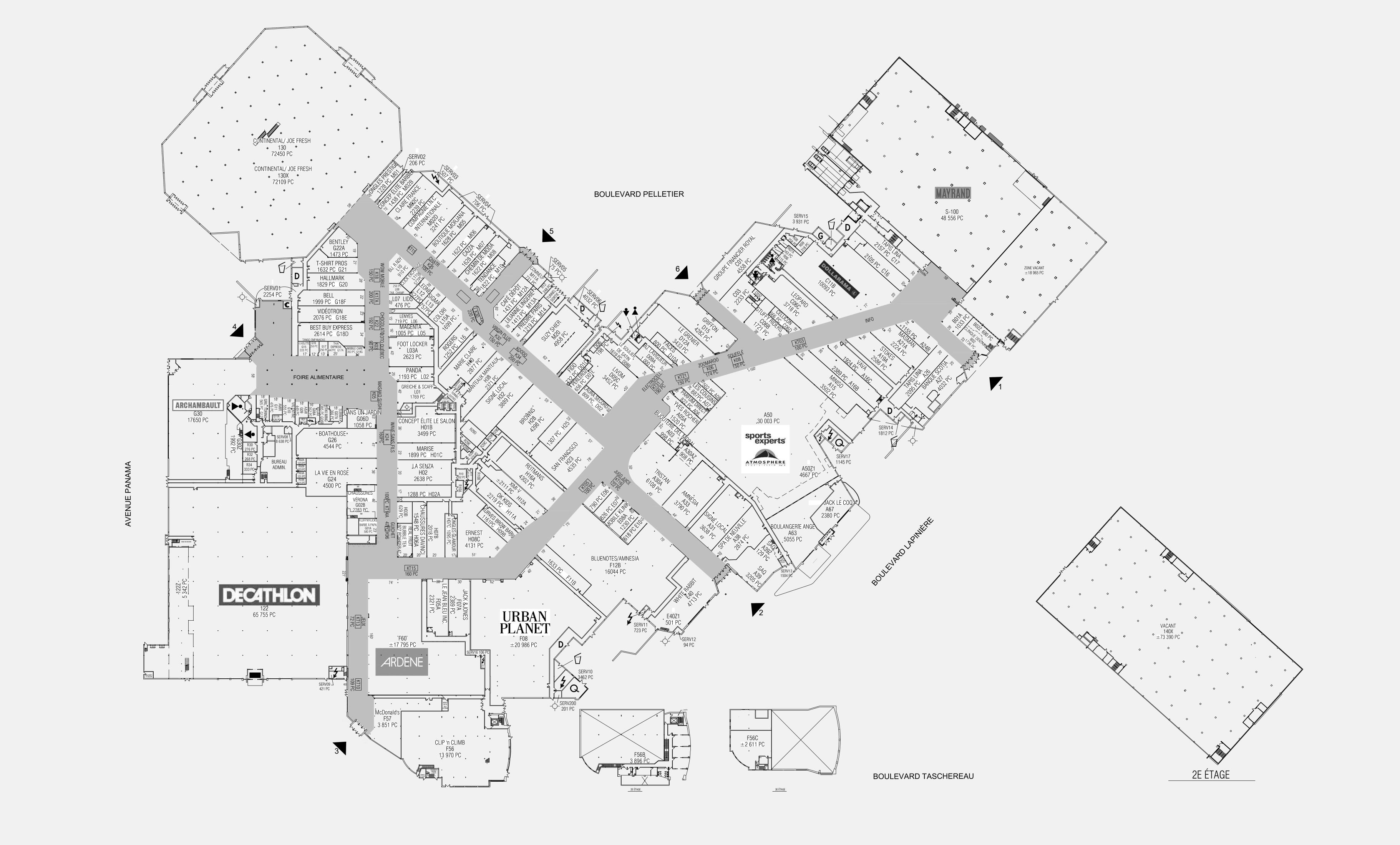 Mail Champlain - Plan RDC