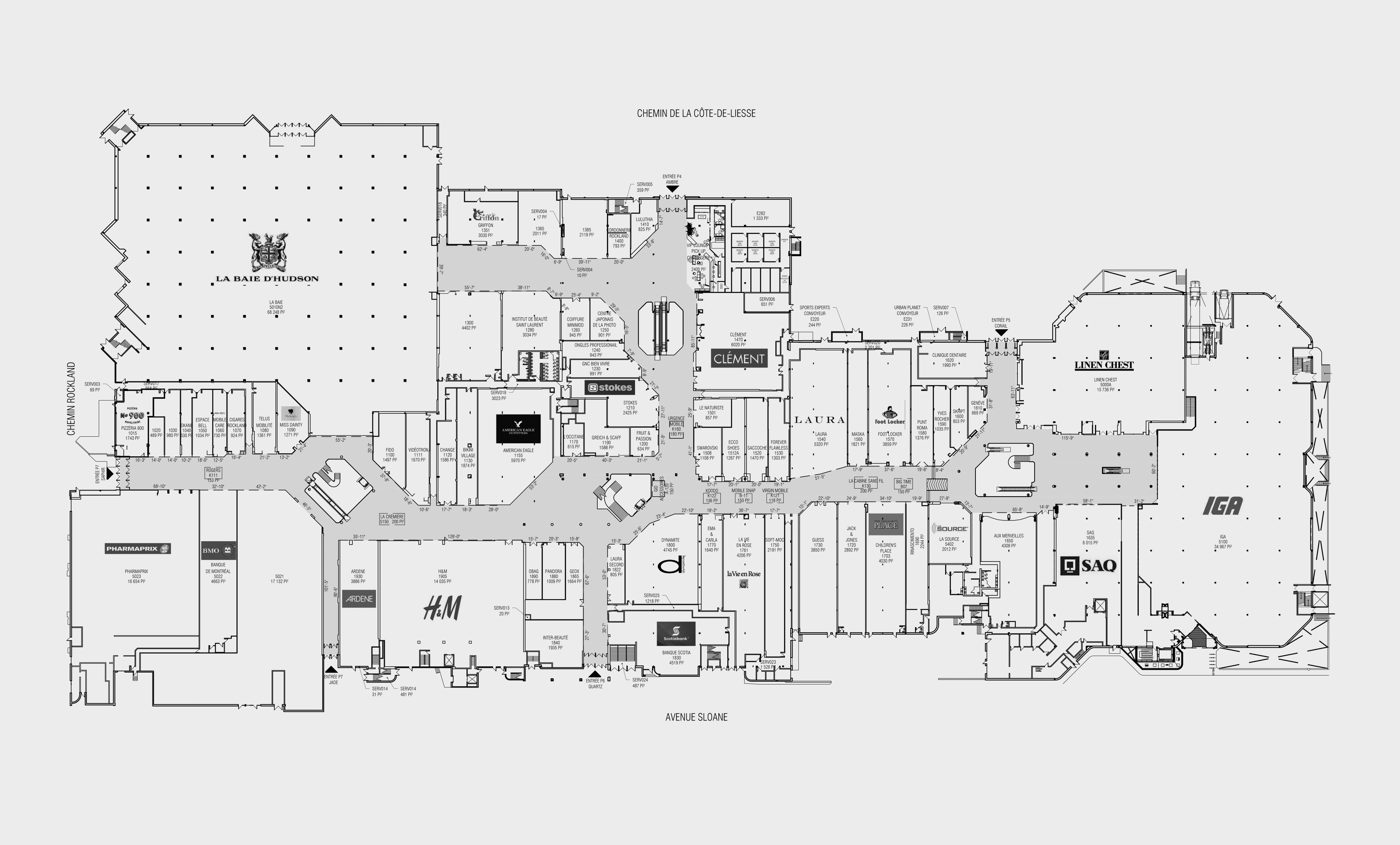 Commercial spaces leasing & rental Rockland Cominar